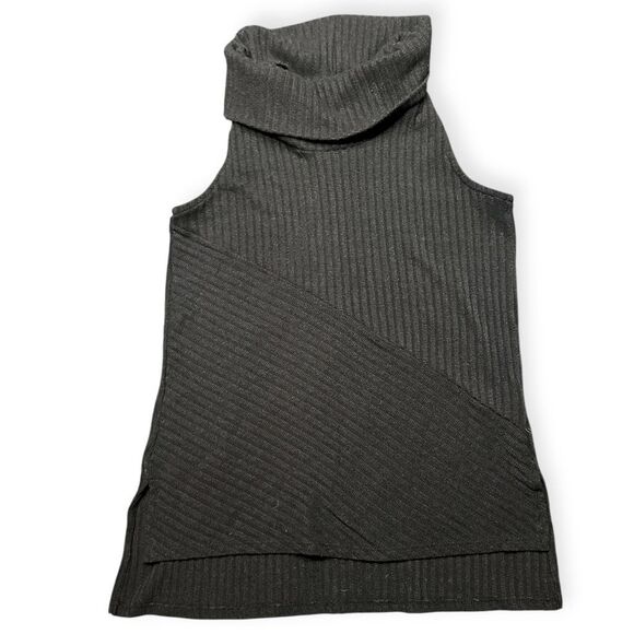 SUNDAY IN BROOKLYN FOR ANTHROPOLOGIE Women’s Black Sleeveless Emelia Cowl Neck S - Picture 2 of 6